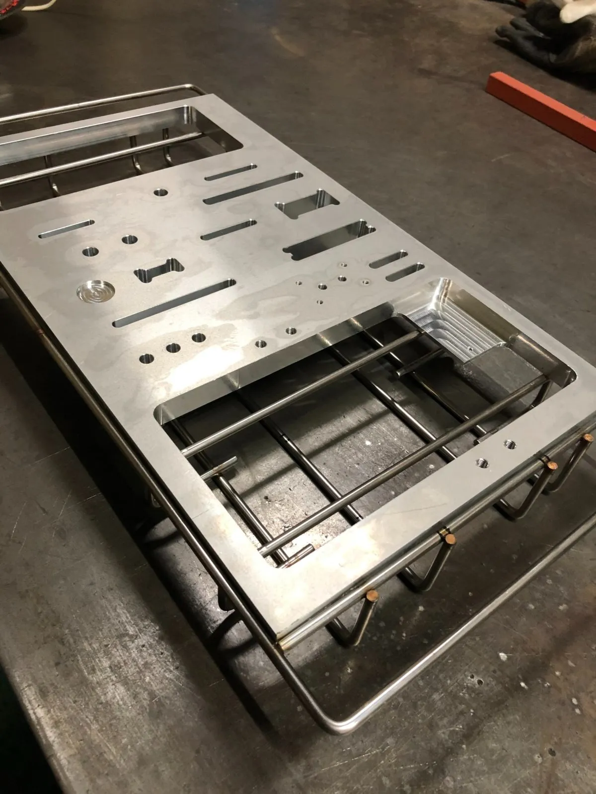 アルミ削り出し品&ステンレス線材加工品